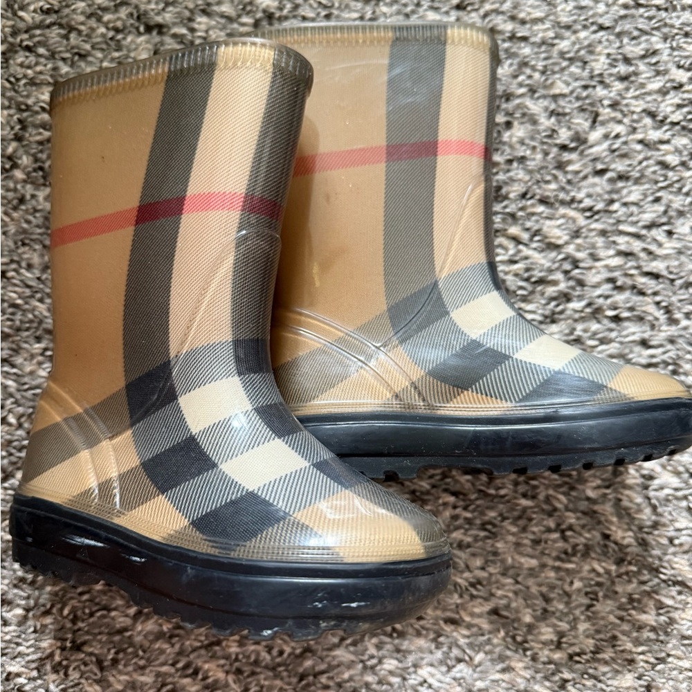 Burberry Black Rugged Boots